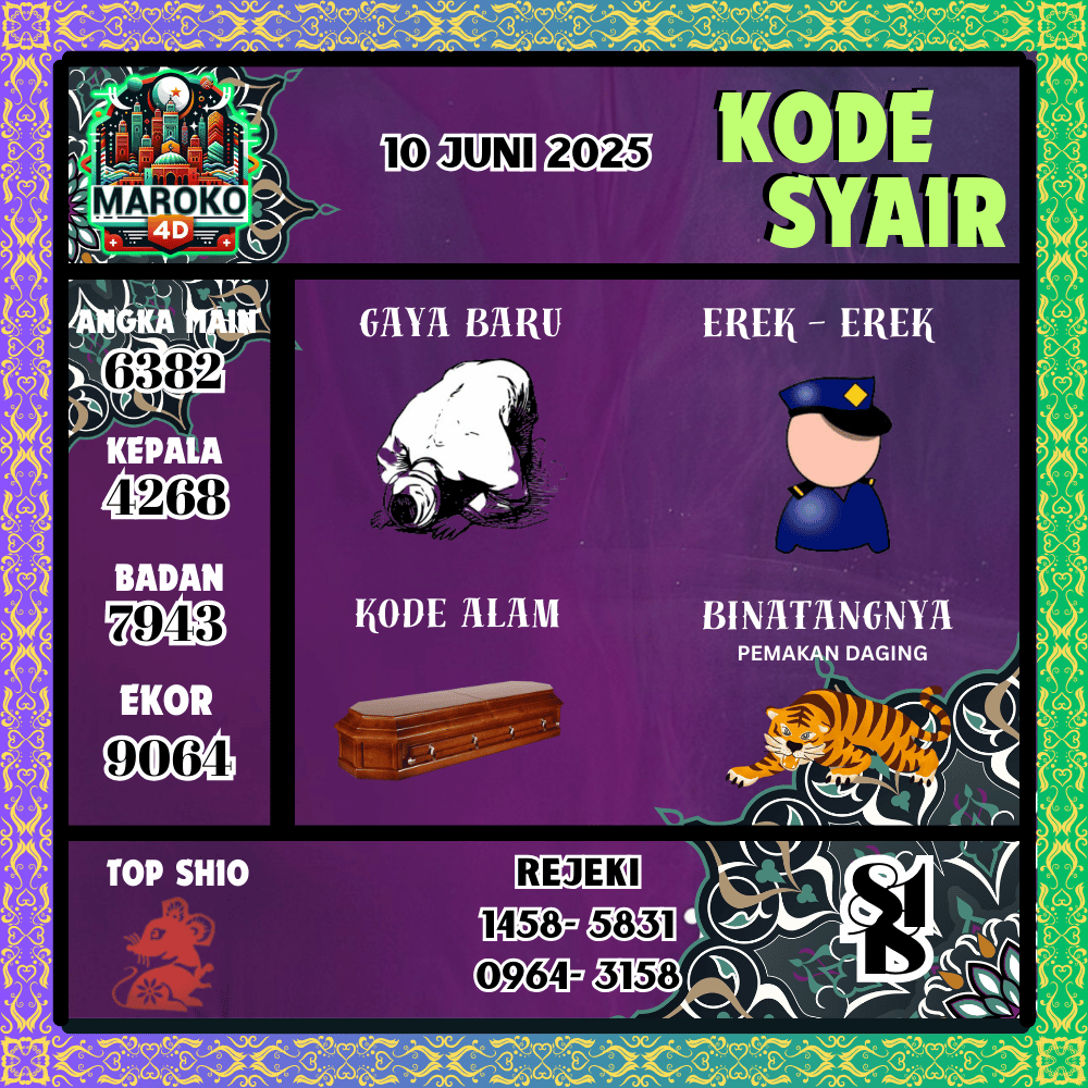Kode Syair Maroko Pools - Juni Pools
