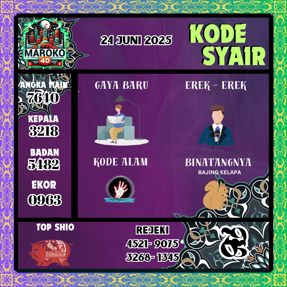 Kode Syair Maroko Pools - Juni Pools